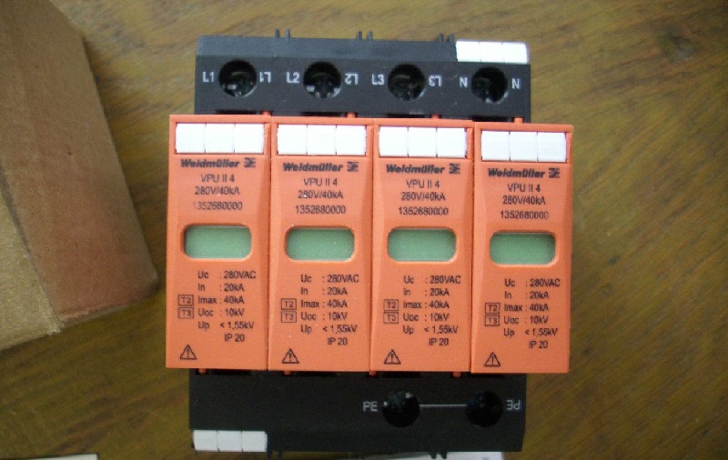 Weidmuller berspannungsableiter VPU II 4 280V 57
